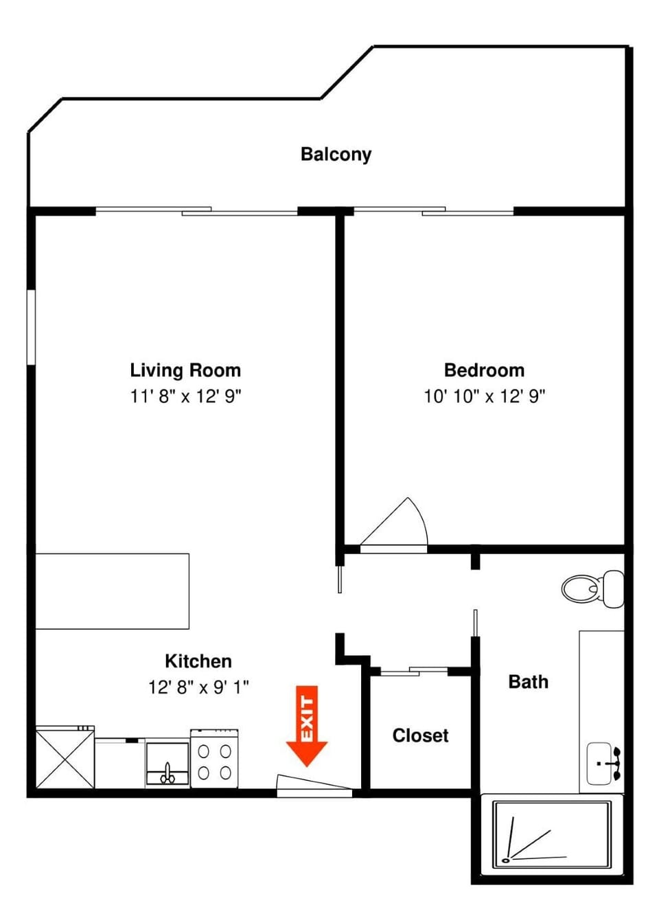 Condo (1 Bedroom) | Property amenity
