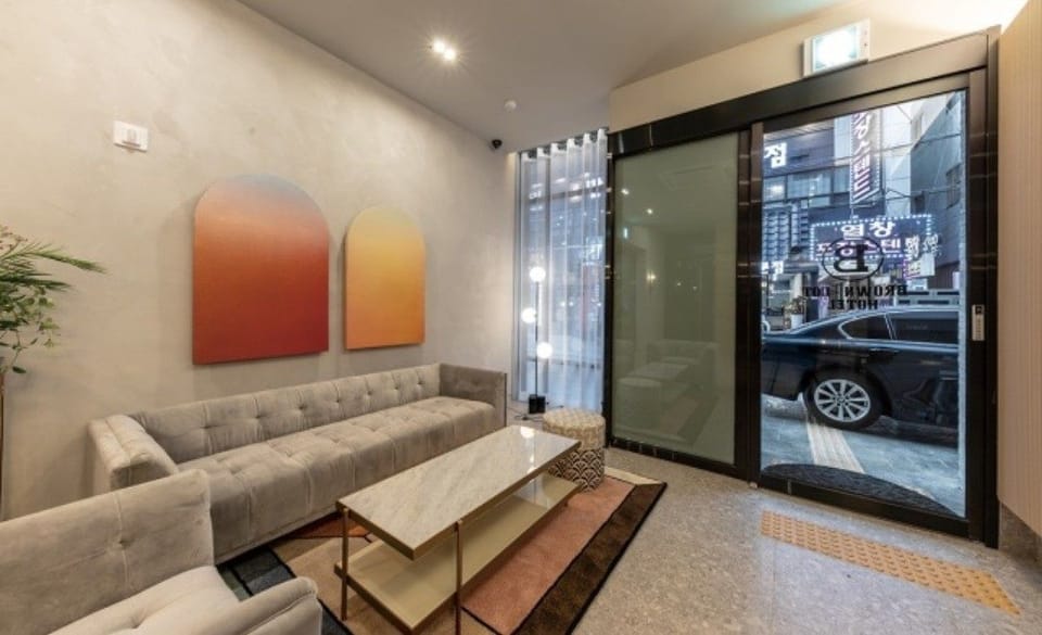 Lobby sitting area