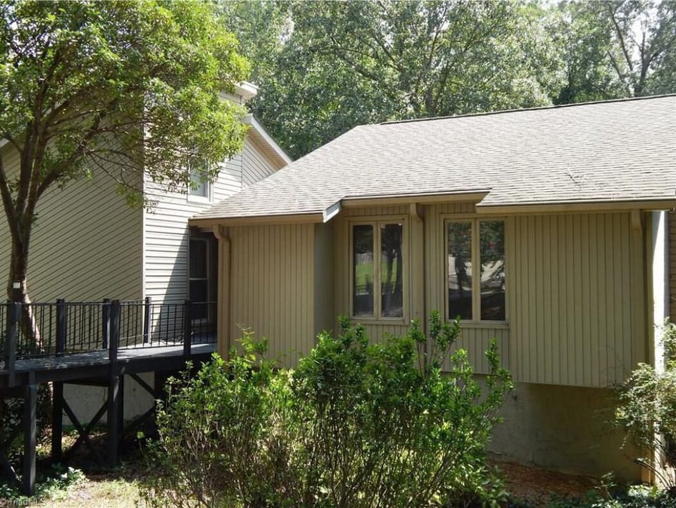 Side view of the house