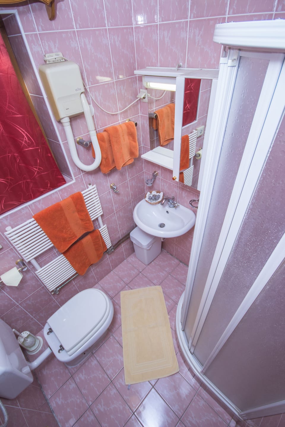 Free toiletries, hair dryer, bathrobes, slippers