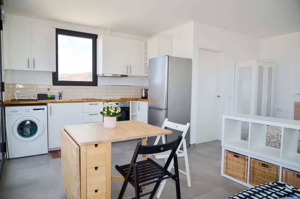 Panoramic Studio Suite, Private Bathroom | Private kitchen | Full-size fridge, microwave, oven, stovetop