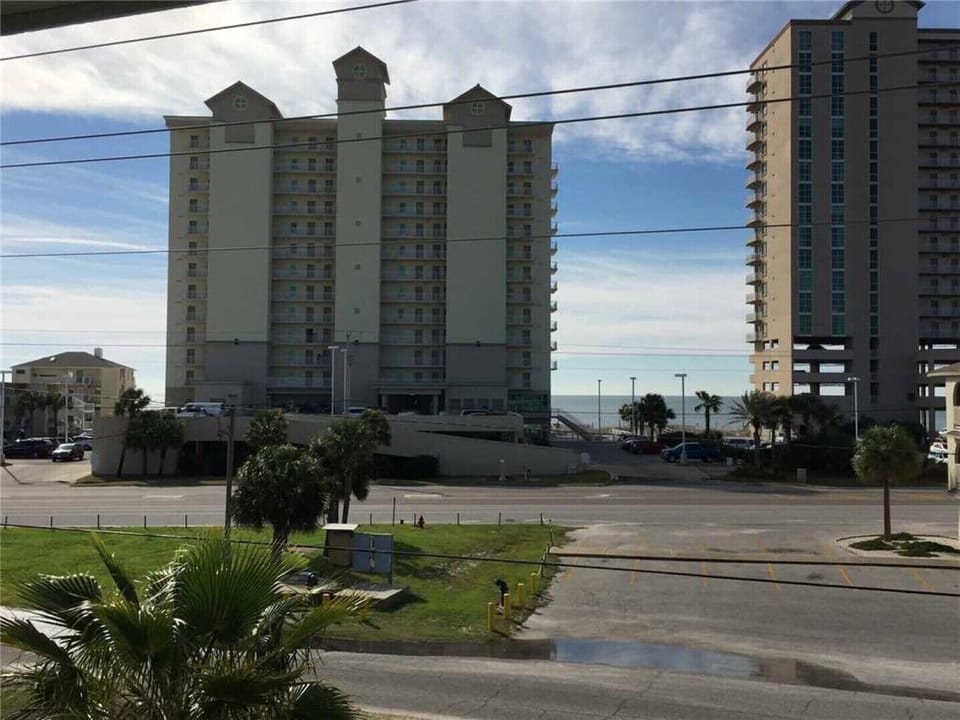 View from condo front door
