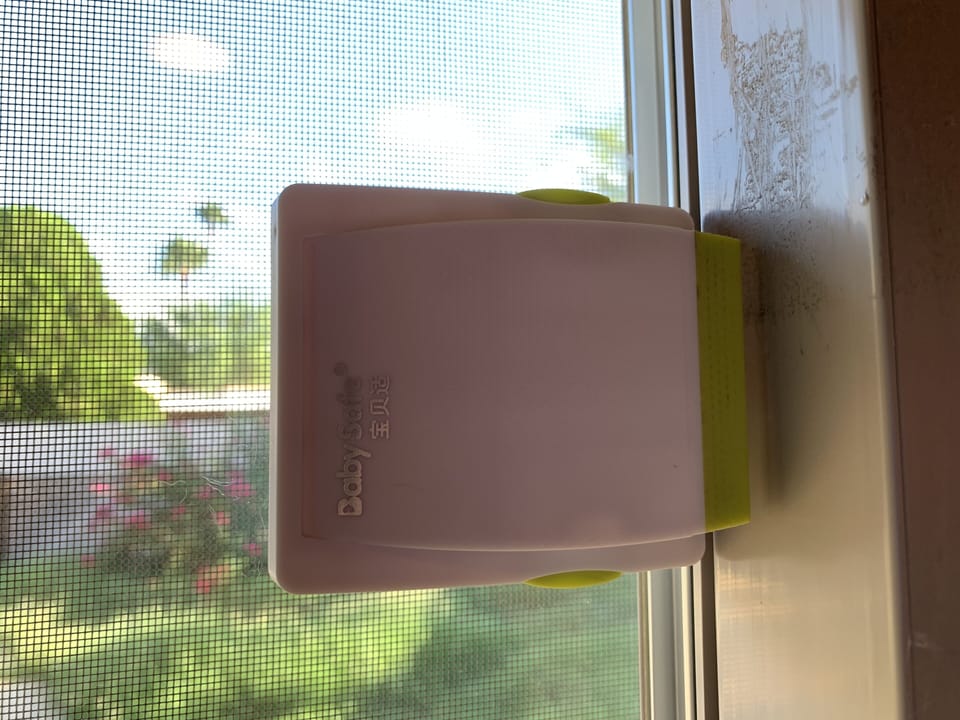 Child Safety lock at sliding glass doors to pool area