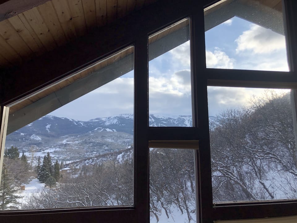 View of Snowmass Mountain from Office