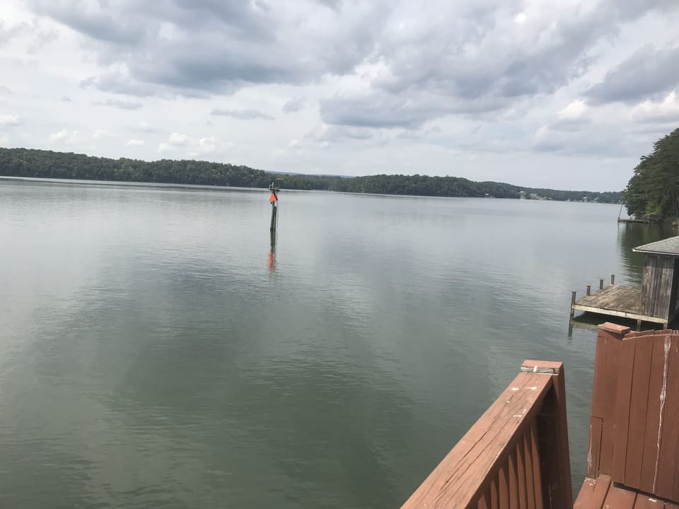 Tennessee River view looking east from Boat Dock
