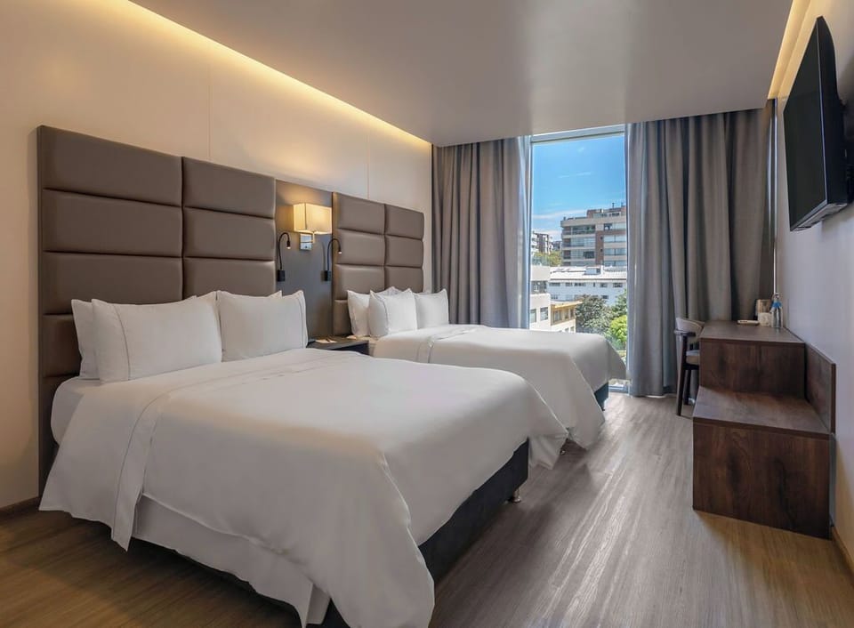Superior Twin Room, 2 Double Beds | Premium bedding, down comforters, minibar, in-room safe