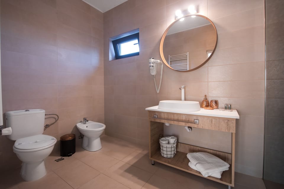 Family Room | Bathroom | Shower, rainfall showerhead, free toiletries, hair dryer
