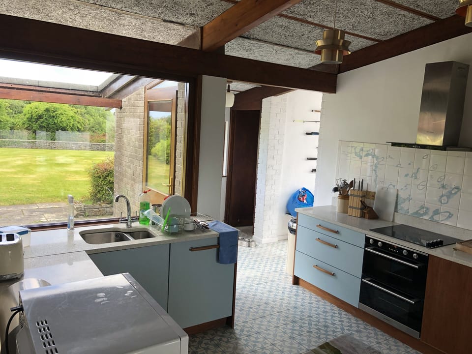 Kitchen looking out to front garden