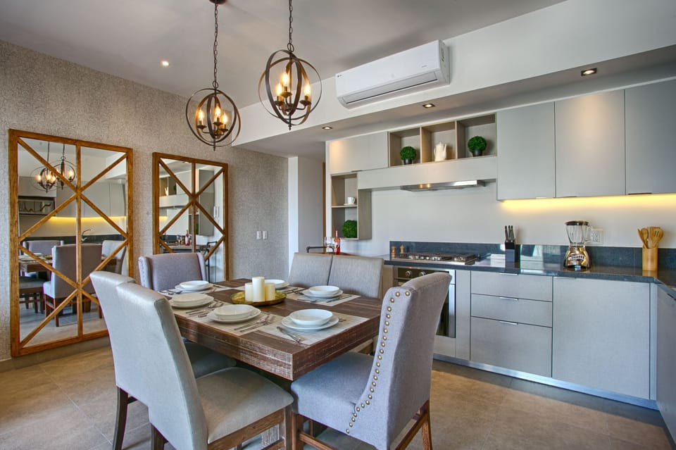 Fully equipped kitchen