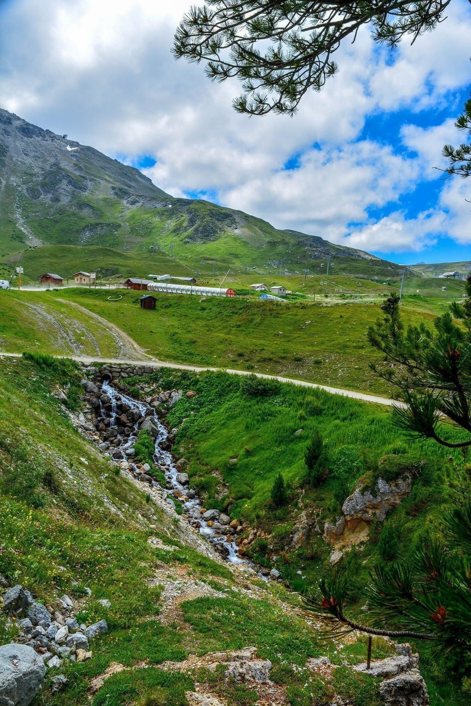 In the summer, explore the stunning landscape.