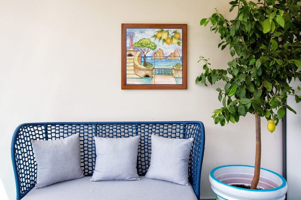 Exclusive Room, Terrace (Capri) | Minibar, in-room safe, desk, soundproofing