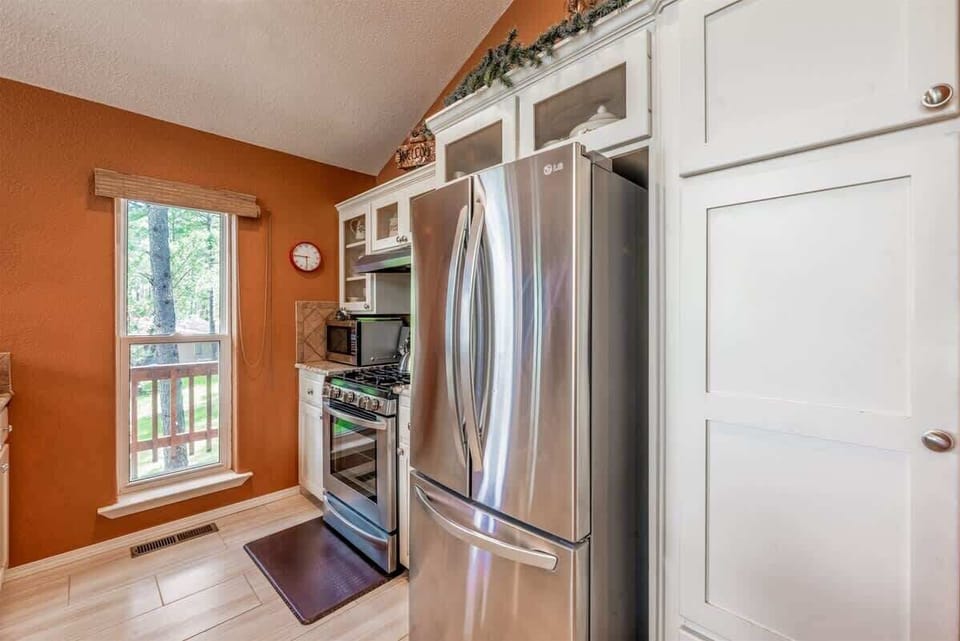 Fully stocked kitchen