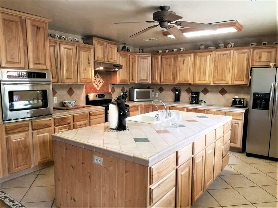 Fully stock gourmet kitchen
