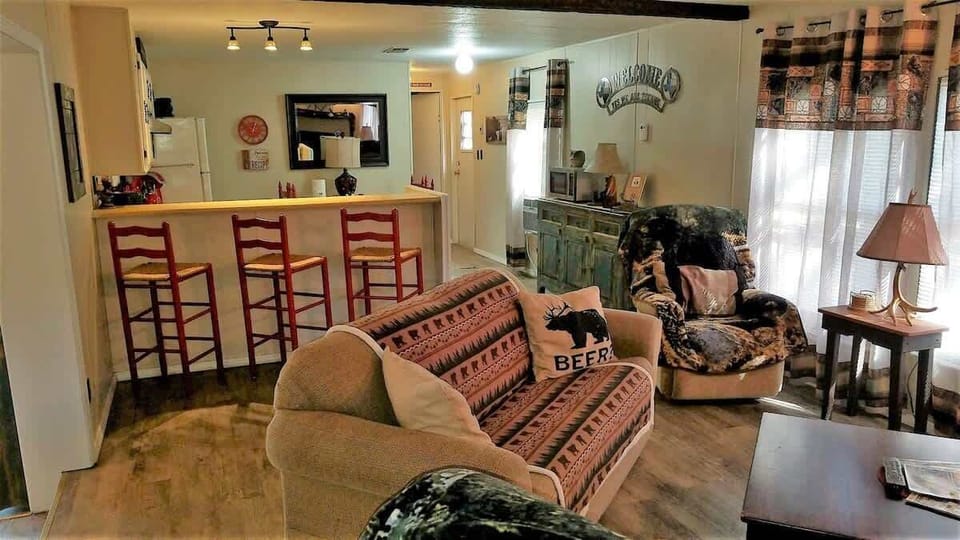 Entry opens into living room