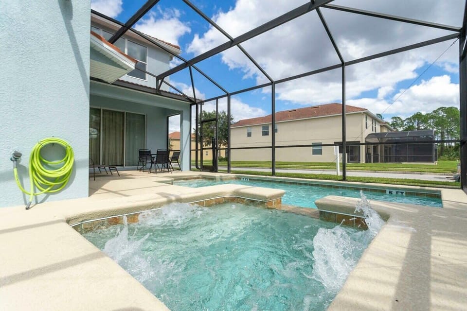 Private pool and spa with lanai