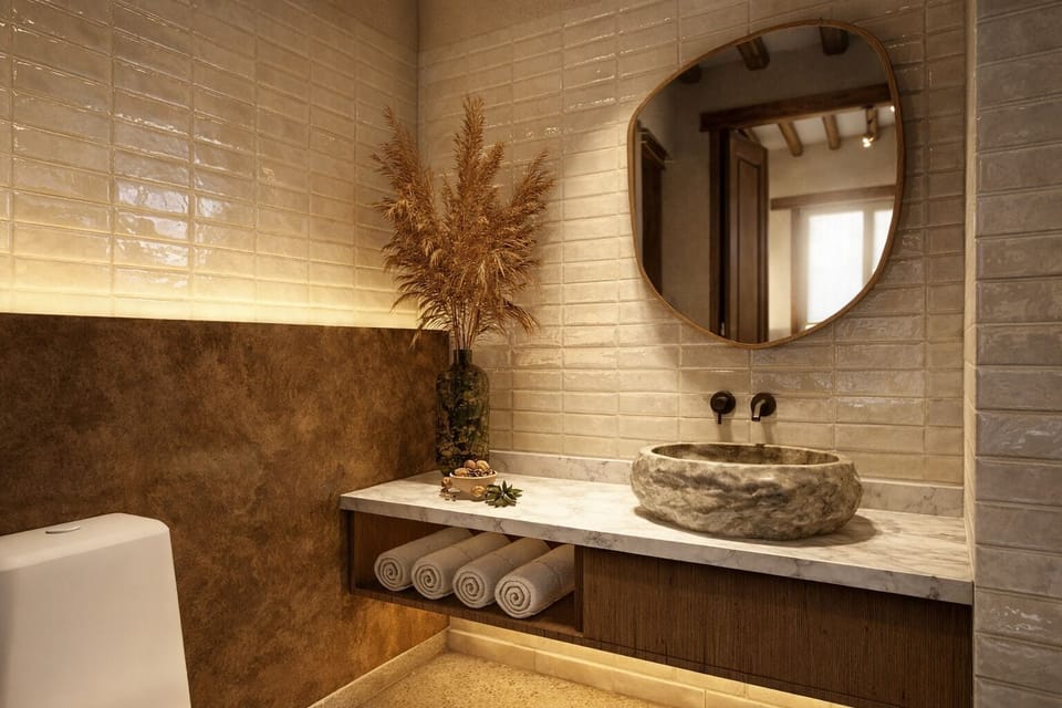 Superior Room, Garden Area | Bathroom | Shower, free toiletries, hair dryer, bathrobes