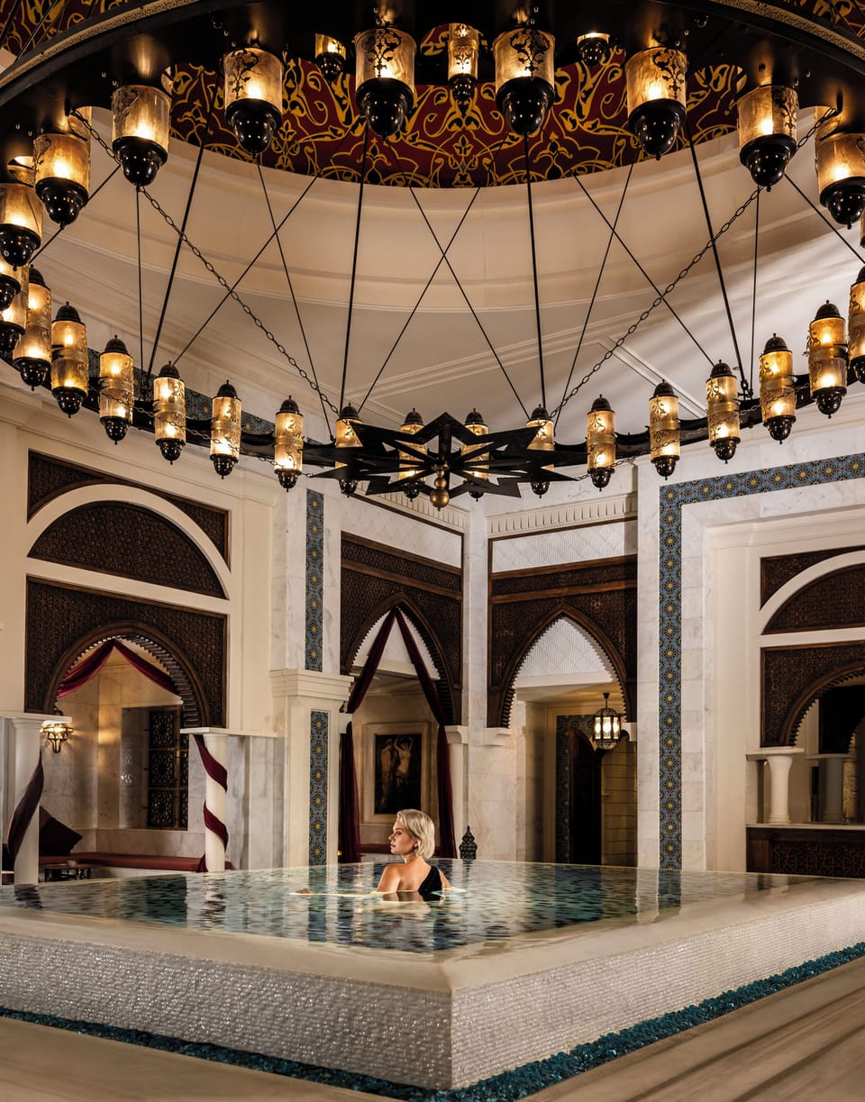 Couples treatment rooms, sauna, hot tub, steam room, Turkish bath