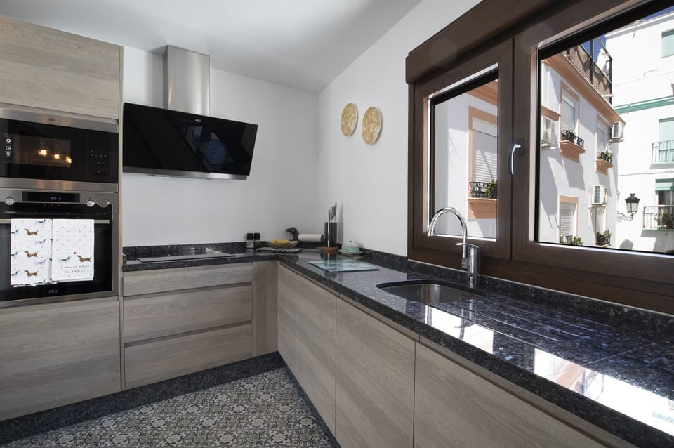 Modern well equipped kitchen