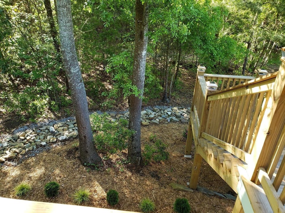 Rear deck view