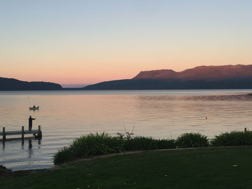 Beach area at lake edge of property 