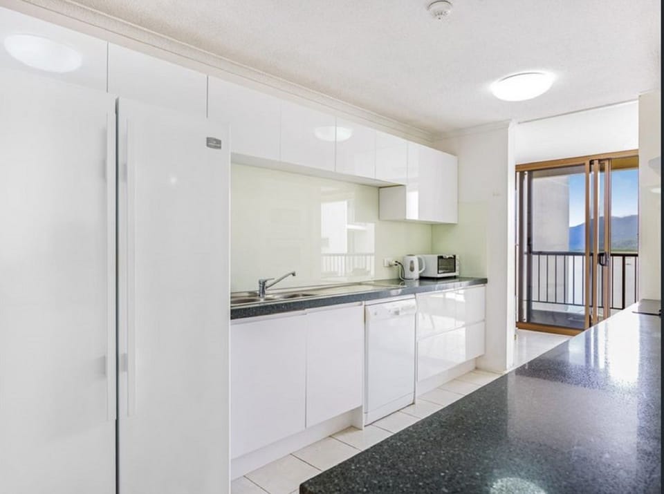 Guaranteed Ocean View 2-Bedroom Apartment | Private kitchen | Full-size fridge, microwave, oven, stovetop