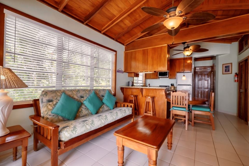 Coral Bay Villas - Living Room and Kitchen
