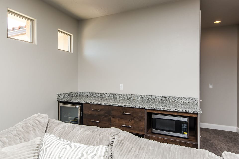 Kitchenette in Theater Room. 