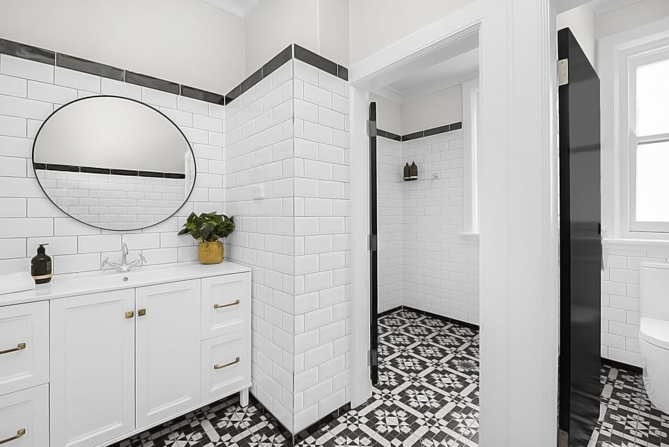 Shared bathroom