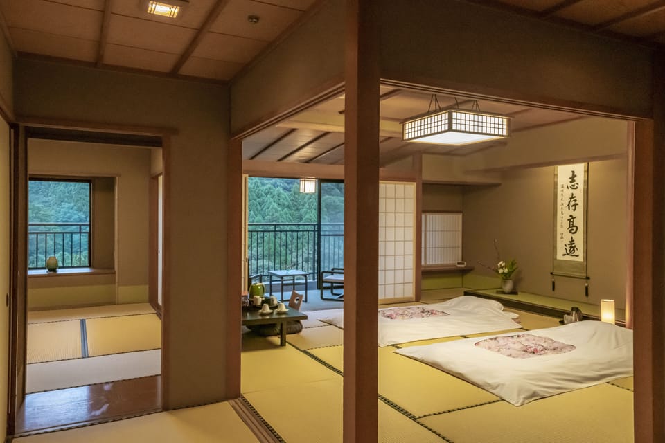 Japanese Style Room with Open-Air Bathroom, Non Smoking | Premium bedding, down comforters, in-room safe, individually decorated