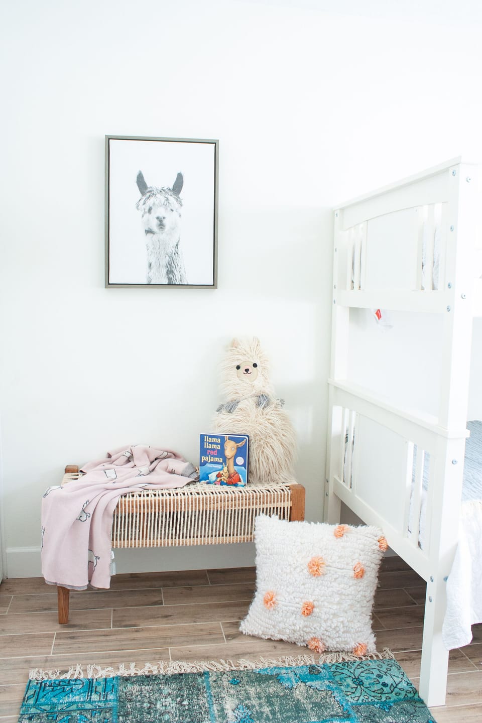 Child friendly bunk room