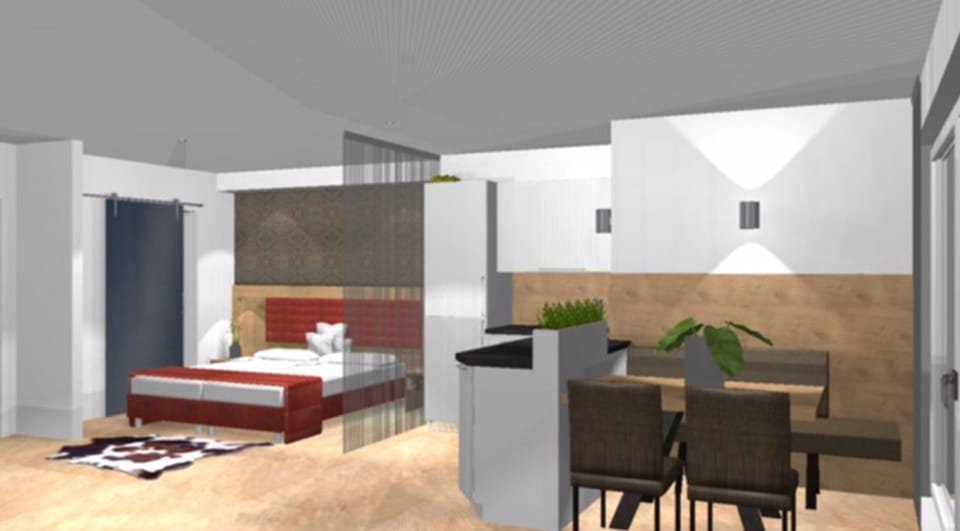 Studio (cleaning fee 55€) | Living room | Flat-screen TV, toys
