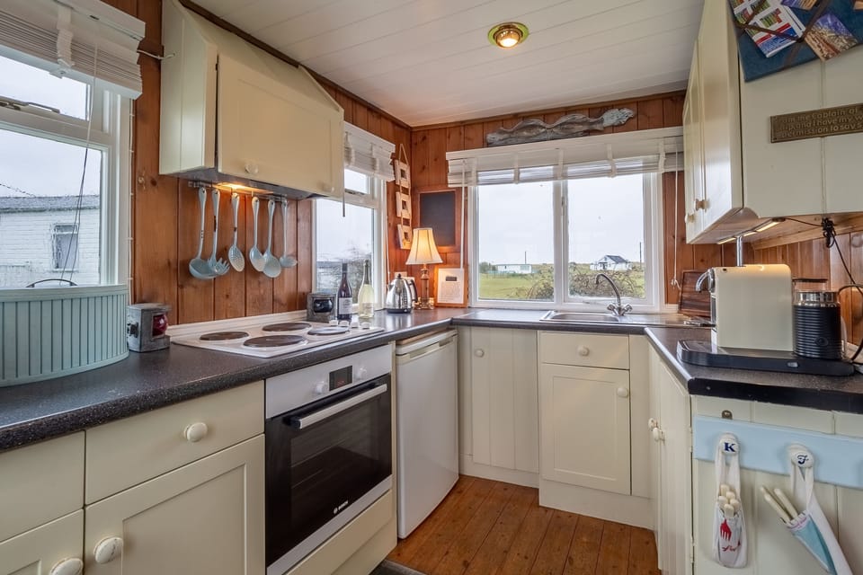 The kitchen is well thought-out and equipped