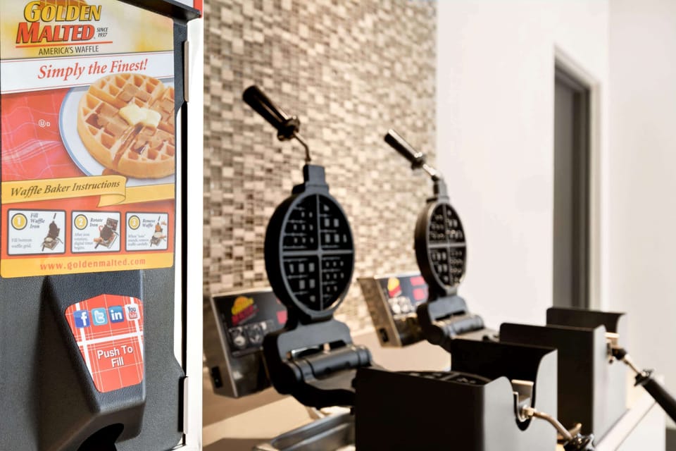 Free daily self-serve breakfast