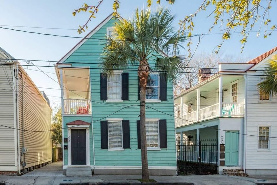 Charleston Home! The 1 Bedroom rental is on the back half. 