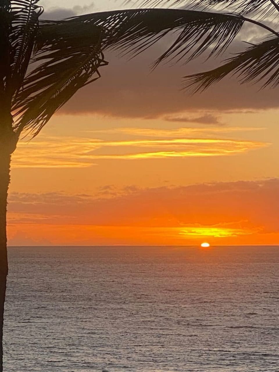 Another beautiful sunset at the Nani Kai Hale