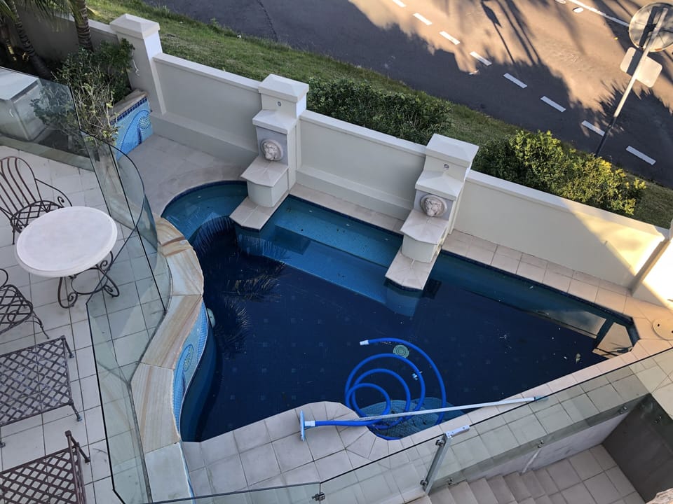 Pool and patio part shown