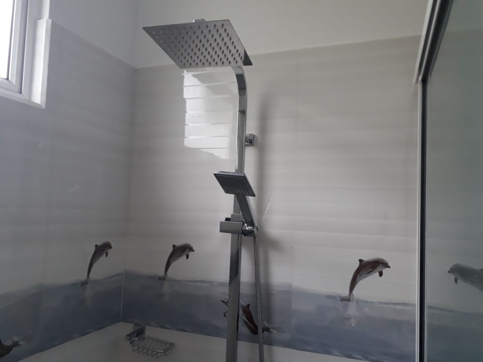 Deluxe Double Room | Bathroom | Shower, hair dryer, bidet, towels