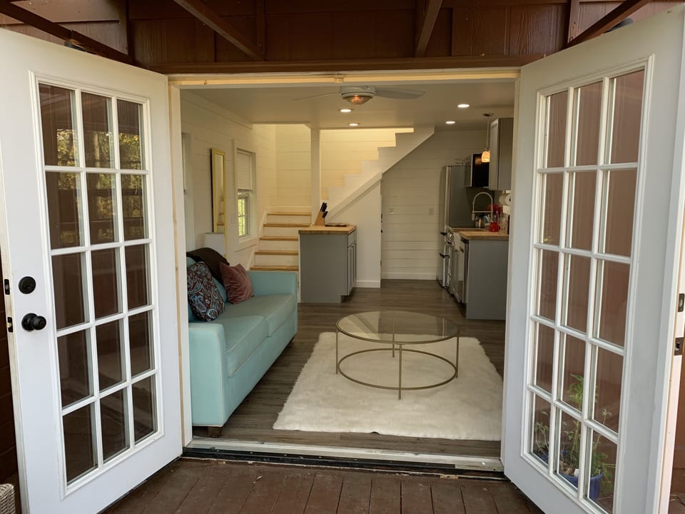 *Now with a new leather sleeper sofa