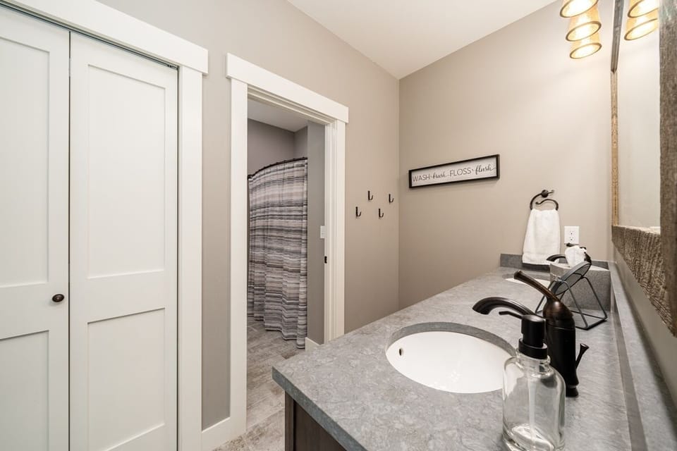 Guest bath / lower level
