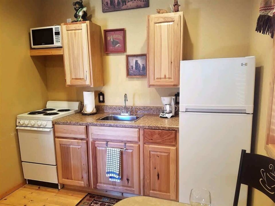Fully stocked kitchen