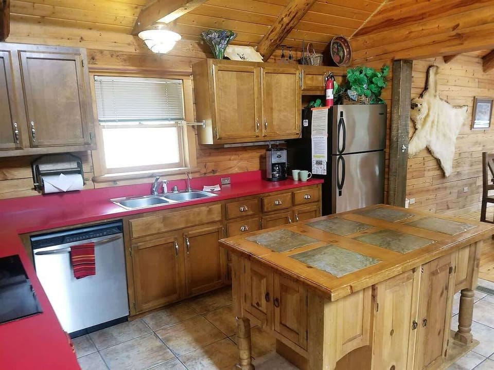 Fully stocked kitchen