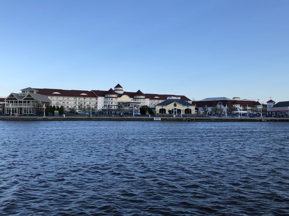 Blue Harbor view along the river walk