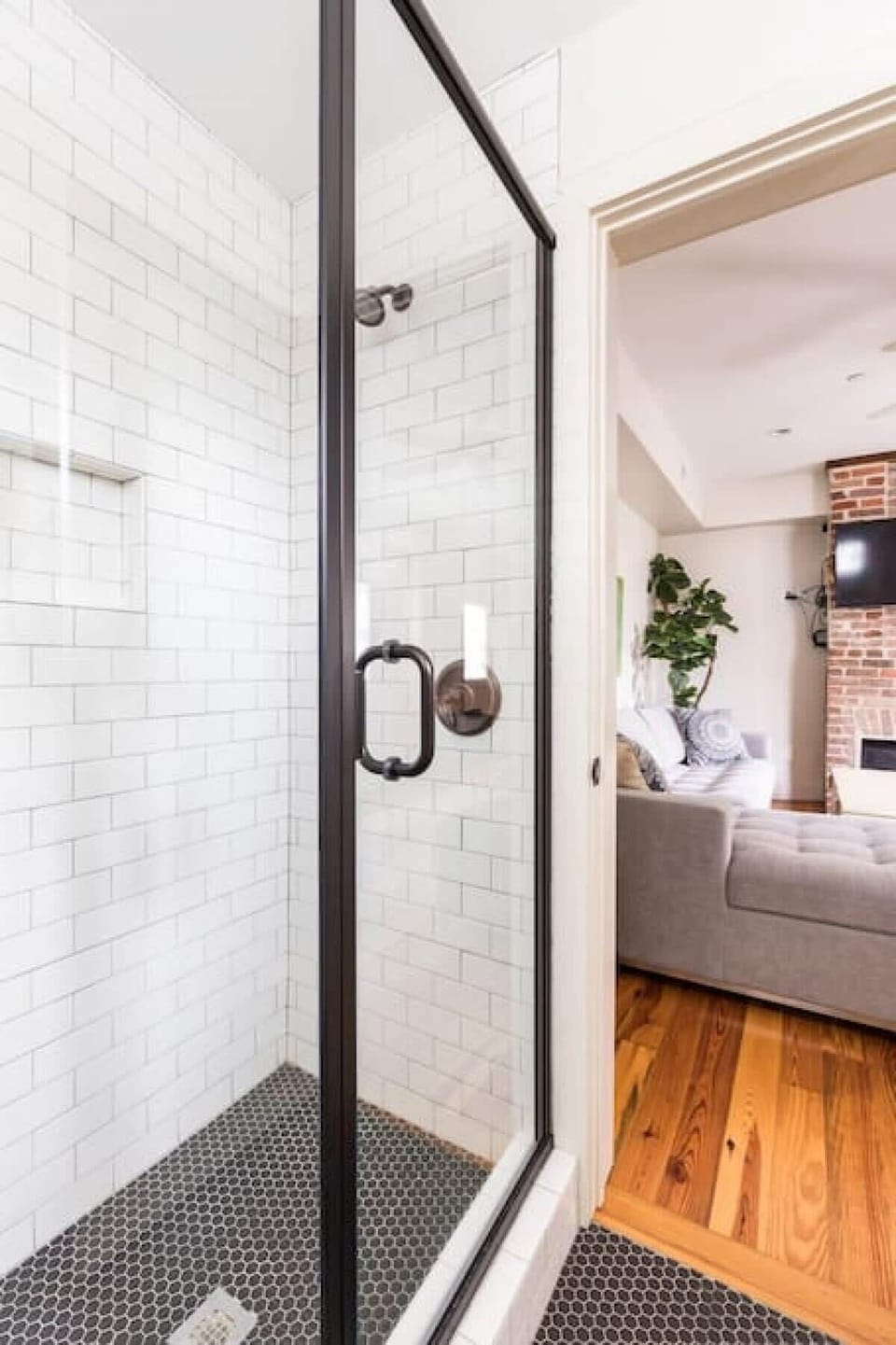 Bathroom 2: Walk-in shower