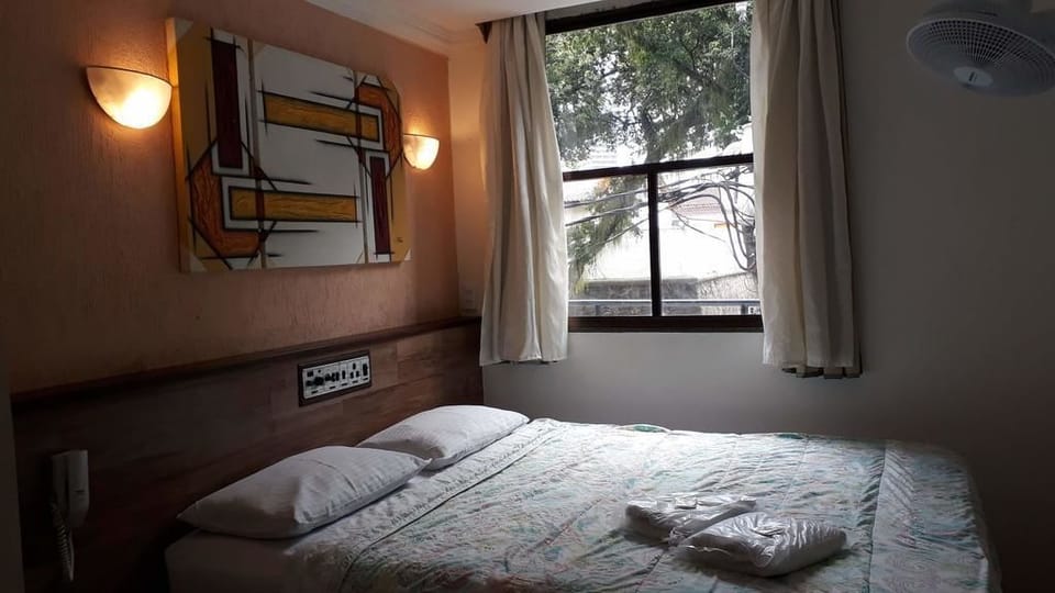 Basic Double Room | Desk, blackout drapes, free WiFi, bed sheets