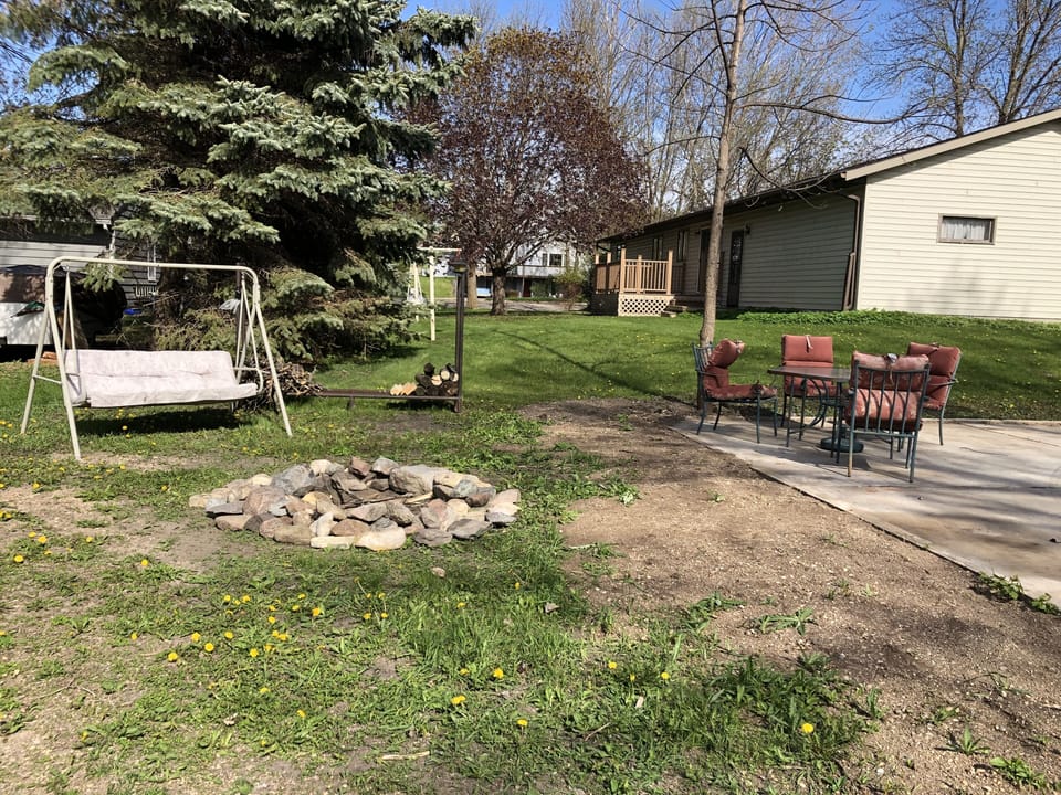 Fire pit area
