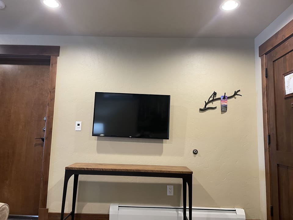 Living area with tv
