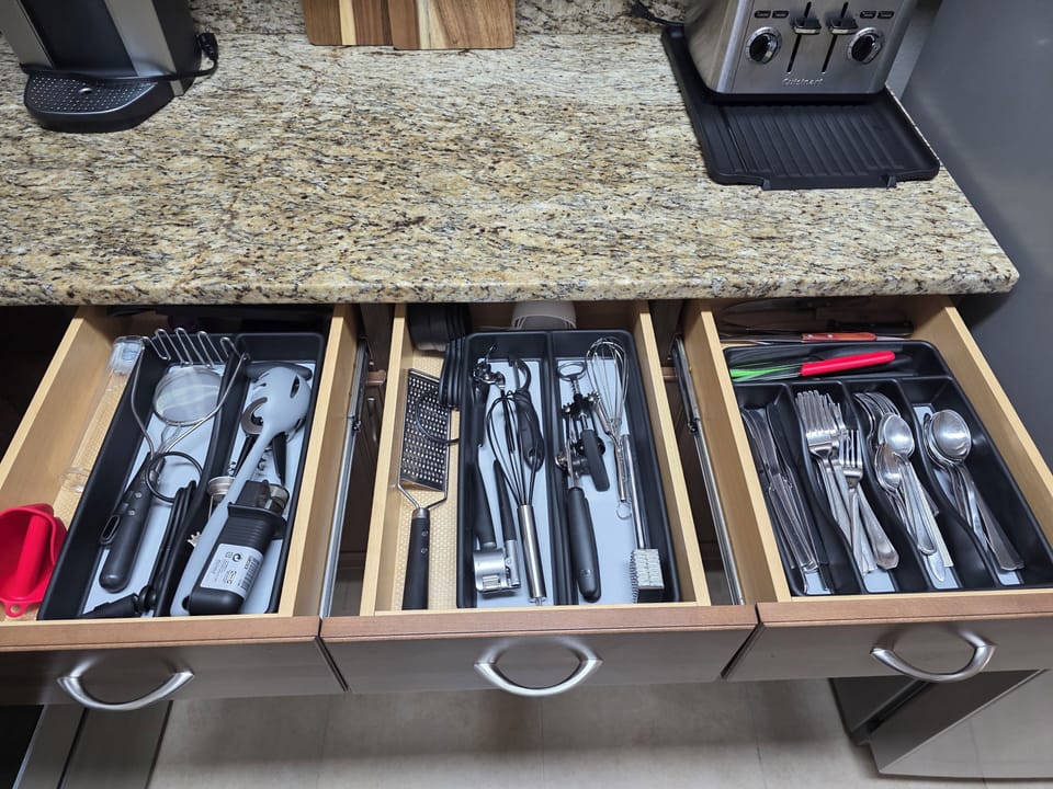 Kitchen utensils.