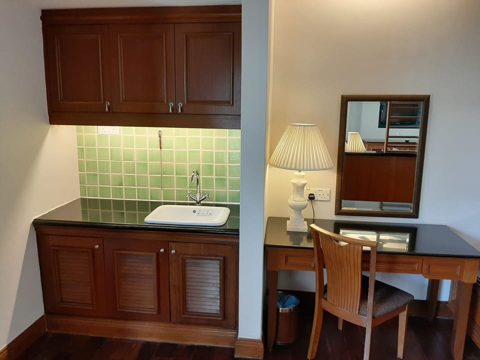 Deluxe Pool Villa | Private kitchenette | Fridge, electric kettle