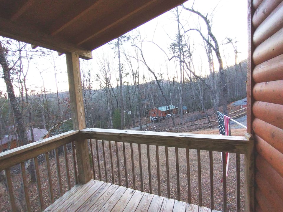 View from our balcony.