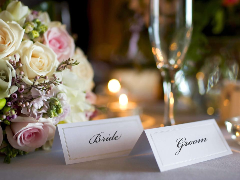 Indoor wedding